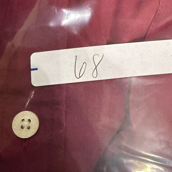 Dockers Men's Burgundy Button-Down Shirt Short Sleeve Shirt Wrinkle Free XXL - Picture 8 of 9